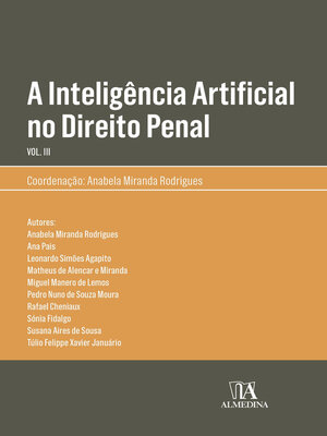 cover image of A Inteligência Artificial no Direito Penal--Volume III